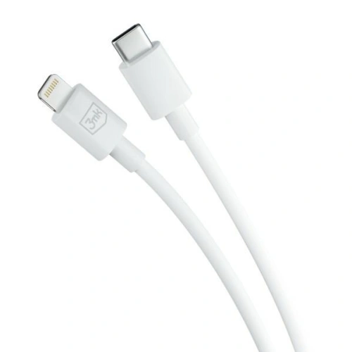Kup Cablul 3MK Hyper USB-C / Lightning 20W 1.2m Alb/White - 3MK5805 - {ean13} - Sklep Home Screen