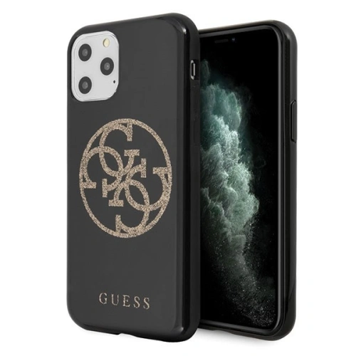 Kup Etui Guess GUHCN58TPUBKGLG Apple iPhone 11 Pro černý/black hard case Glitter 4G Circle Logo - GUE189BLK - {ean13} - Sklep Home Screen