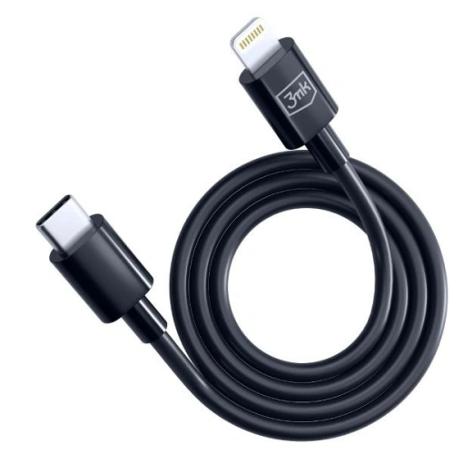 Kup Kabel 3MK Hyper USB-C / Lightning 20W 1.2m Černý/Black - 3MK5806 - {ean13} - Sklep Home Screen