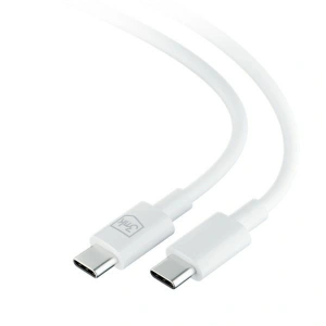 Kabel 3MK Hyper USB-C / USB-C 100W 1.2m Weiß/White