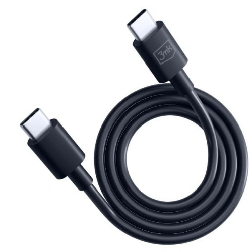 Kup Kabel 3MK Hyper USB-C / USB-C 100W 1.2m Černý/Black - 3MK5808 - {ean13} - Sklep Home Screen