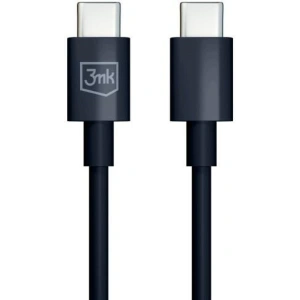 Kabel 3MK Hyper USB-C / USB-C 100W 1.2m Černý/Black