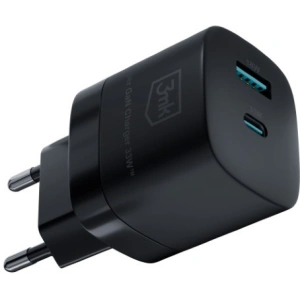 Kup Încărcătorul de rețea 3MK Hyper GaN Charger USB-A 18W, USB-C 33W Negru/Black - 3MK5809 - {ean13} - Sklep Home Screen