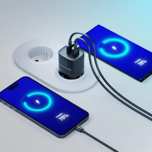 Kup Nabíječka 3MK Hyper GaN Charger USB-A 18W, USB-C 33W Černá/Black - 3MK5809 - {ean13} - Sklep Home Screen