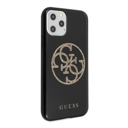 Kup Etui Guess GUHCN58TPUBKGLG Apple iPhone 11 Pro czarny/black hard case Glitter 4G Circle Logo - GUE189BLK - {ean13} - Sklep Home Screen