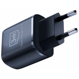 Kup Încărcător de rețea 3MK Hyper Charger USB-A, USB-C 20W PD QC negru/black - 3MK5810 - {ean13} - Sklep Home Screen