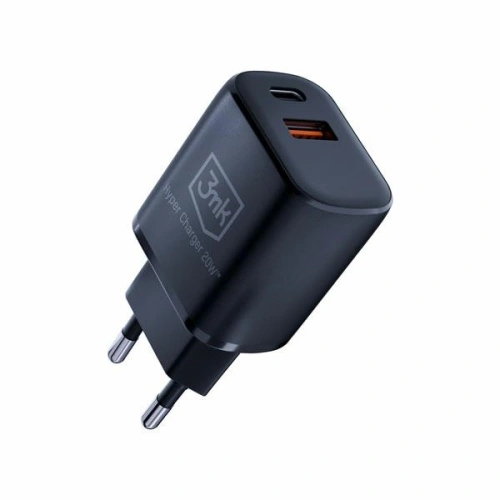 Kup Nabíječka do sítě 3MK Hyper Charger USB-A, USB-C 20W PD QC černá/black - 3MK5810 - {ean13} - Sklep Home Screen