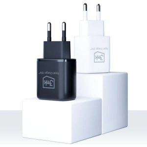 Kup Încărcător de rețea 3MK Hyper Charger USB-A, USB-C 20W PD QC negru/black - 3MK5810 - {ean13} - Sklep Home Screen