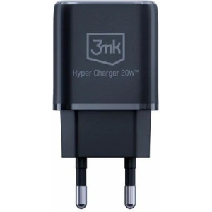 Kup Încărcător de rețea 3MK Hyper Charger USB-A, USB-C 20W PD QC negru/black - 3MK5810 - {ean13} - Sklep Home Screen