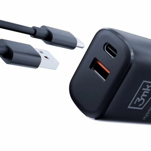 Kup Nabíječka do sítě 3MK Hyper Charger USB-A, USB-C 20W PD QC černá/black - 3MK5810 - {ean13} - Sklep Home Screen