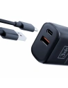 Kup Ładowarka sieciowa 3MK Hyper Charger USB-A, USB-C 20W PD QC czarna/black - 3MK5810 - {ean13} - Sklep Home Screen