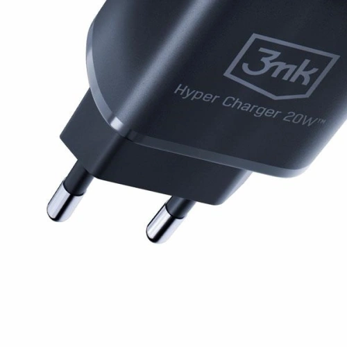 Kup Ładowarka sieciowa 3MK Hyper Charger USB-A, USB-C 20W PD QC czarna/black - 3MK5810 - {ean13} - Sklep Home Screen