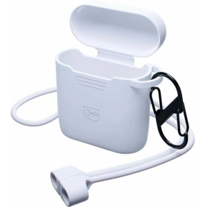 Kup Etui 3MK Silicon Case Apple AirPods 2 + carabinier alb/white - 3MK5811 - {ean13} - Sklep Home Screen