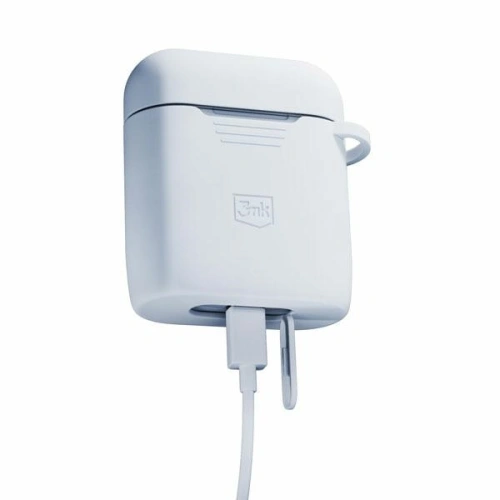 Kup Etui 3MK Silicon Case Apple AirPods 2 + karabińczyk fehér/white - 3MK5811 - {ean13} - Sklep Home Screen
