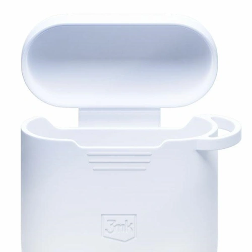 Kup Etui 3MK Silicon Case Apple AirPods 2 + karabińczyk białe/white - 3MK5811 - {ean13} - Sklep Home Screen