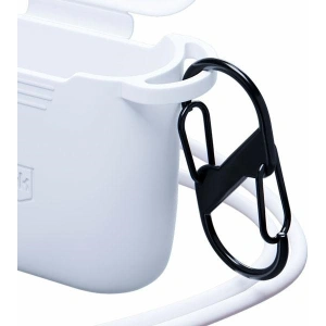 Kup Etui 3MK Silicon Case Apple AirPods 2 + carabinier alb/white - 3MK5811 - {ean13} - Sklep Home Screen