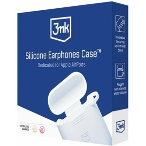 Kup Etui 3MK Silicon Case Apple AirPods 2 + carabinier alb/white - 3MK5811 - {ean13} - Sklep Home Screen