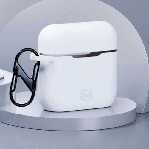 Kup Etui 3MK Silicon Case Apple AirPods 3 + karabiner fehér/white - 3MK5812 - {ean13} - Sklep Home Screen
