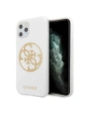 Etui Guess GUHCN58TPUWHGLG Apple iPhone 11 Pro bílý/white hard case Glitter 4G Circle Logo
