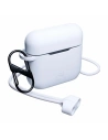 Buy 3MK Silicon Case Apple AirPods 3 + carabiner white - 3MK5812 - {ean13} - Home Screen Store Europe
