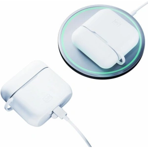 Kup Etui 3MK Silicon Case Apple AirPods 3 + karabińczyk białe/white - 3MK5812 - {ean13} - Sklep Home Screen