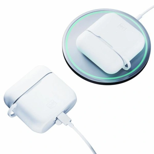 Kup Etui 3MK Silicon Case Apple AirPods 3 + karabiner fehér/white - 3MK5812 - {ean13} - Sklep Home Screen