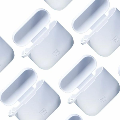 Kup Etui 3MK Silicon Case Apple AirPods 3 + karabiner fehér/white - 3MK5812 - {ean13} - Sklep Home Screen