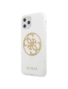 Kup Etui Guess GUHCN58TPUWHGLG Apple iPhone 11 Pro biały/white hard case Glitter 4G Circle Logo - GUE190WHT - {ean13} - Sklep Home Screen