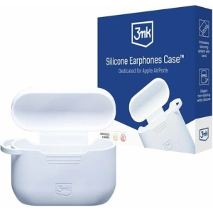 Kup Etui 3MK Silicon Case Apple AirPods Pro + carabină albă/white - 3MK5813 - {ean13} - Sklep Home Screen