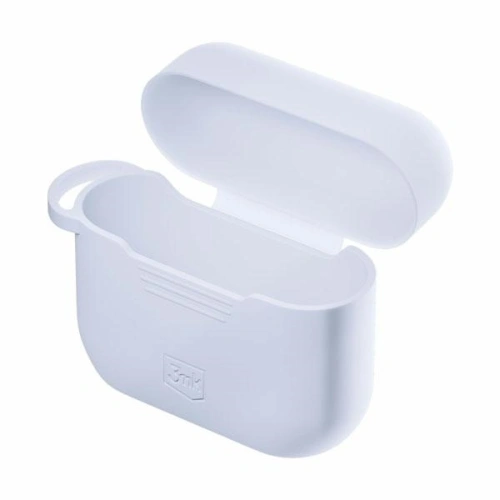 Kup Etui 3MK Silicon Case Apple AirPods Pro + karabińczyk białe/white - 3MK5813 - {ean13} - Sklep Home Screen