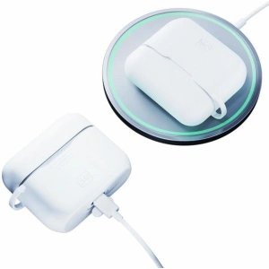 Buy 3MK Silicon Case Apple AirPods Pro + carabiner white - 3MK5813 - {ean13} - Home Screen Store Europe
