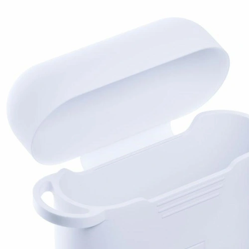 Kup Etui 3MK Silicon Case Apple AirPods Pro + karabińczyk białe/white - 3MK5813 - {ean13} - Sklep Home Screen