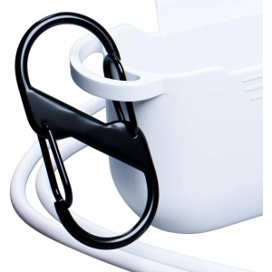 Buy 3MK Silicon Case Apple AirPods Pro + carabiner white - 3MK5813 - {ean13} - Home Screen Store Europe