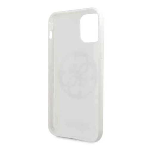 Kup Etui Guess GUHCN58TPUWHGLG Apple iPhone 11 Pro biały/white hard case Glitter 4G Circle Logo - GUE190WHT - {ean13} - Sklep Home Screen