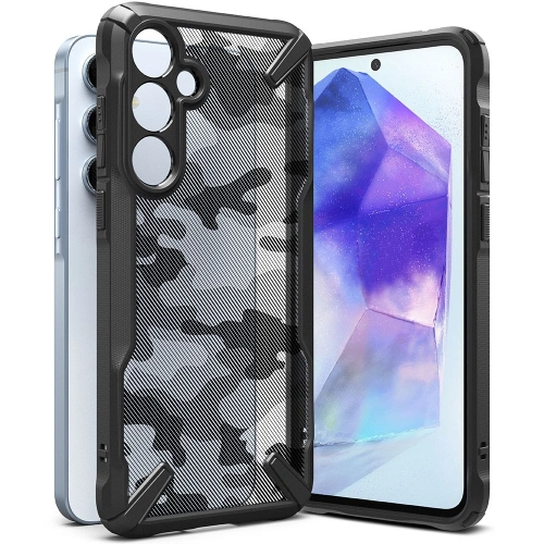 Kup Case Ringke Fusion-X Samsung Galaxy A55 5G Camo Schwarz - RGK1959 - {ean13} - Sklep Home Screen