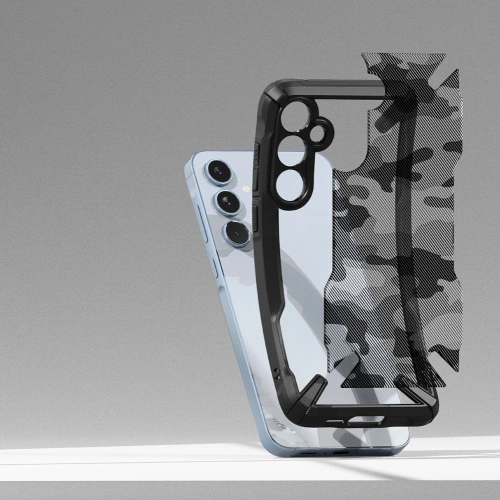 Kup Case Ringke Fusion-X Samsung Galaxy A55 5G Camo Schwarz - RGK1959 - {ean13} - Sklep Home Screen