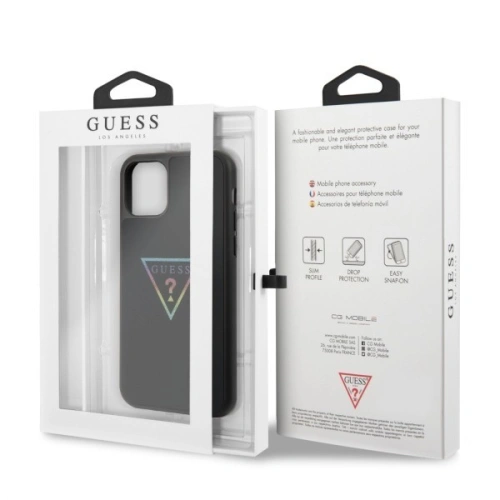 Kup Etui Guess GUHCN58TRMLBK Apple iPhone 11 Pro czarny/black hard case Triangle Glitter - GUE191BLK - {ean13} - Sklep Home Screen