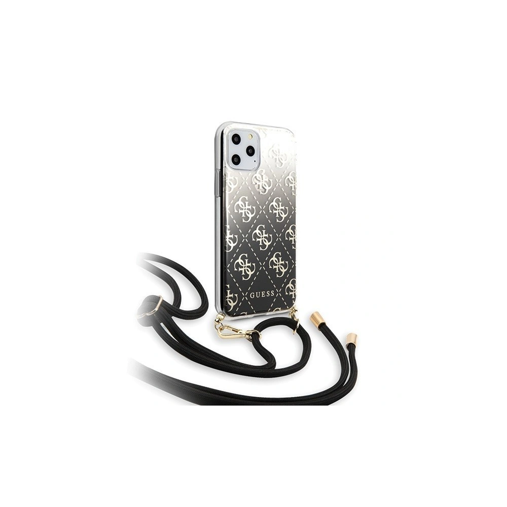 Etui Guess GUHCN58WO4GBK Apple iPhone 11 Pro czarny/black hard case 4G Gradient