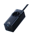 Napájecí lišta USAMS AC / AC 2200W, USB-A 5W, 3xUSB-C 67W GaN PD QC FCP ADC PPS černá/black