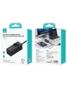 Kup USAMS AC / AC 2200W tápegység, USB-A 5W, 3xUSB-C 67W GaN PD QC FCP ADC PPS fekete - USA1087 - {ean13} - Sklep Home Screen