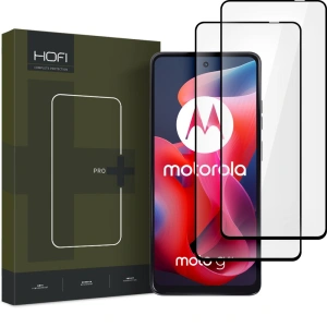 Kup Sticlă călită Hofi Glass Pro+ Motorola Moto G04 / G24 Negru [2 PACK] - HOFI479 - {ean13} - Sklep Home Screen