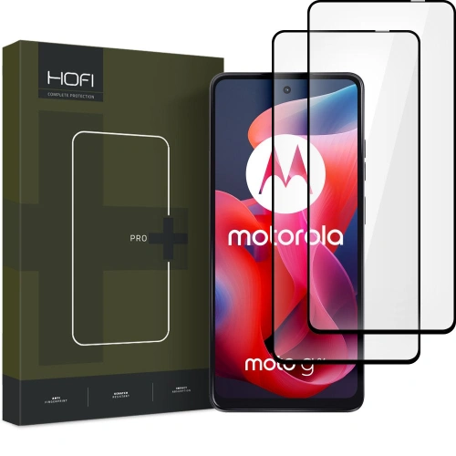 Kup Gehärtetes Glas Hofi Glass Pro+ Motorola Moto G04 / G24 Schwarz [2 PACK] - HOFI479 - {ean13} - Sklep Home Screen