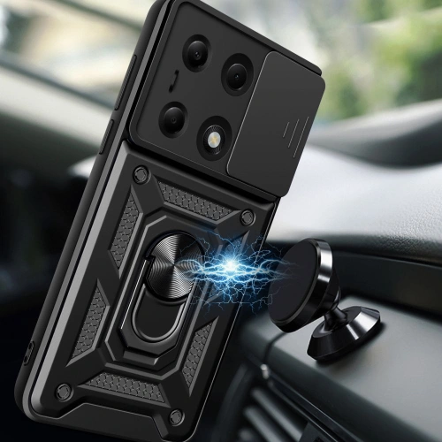 Kup Etui Tech-Protect CamShield Pro Xiaomi Redmi Note 13 Pro 4G / Poco M6 Pro 4G Fekete - THP2698 - {ean13} - Sklep Home Screen