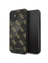 Etui Guess GUHCN614GGPBK Apple iPhone 11 černé/black hard case 4G Double Layer Glitter
