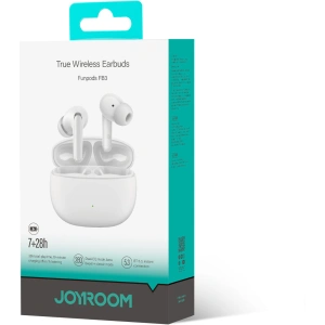 Kup Căști wireless in-ear TWS Joyroom Funpods Series JR-FB3 Bluetooth 5.3 albe - JYR983 - {ean13} - Sklep Home Screen