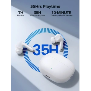 Kup Căști wireless in-ear TWS Joyroom Funpods Series JR-FB3 Bluetooth 5.3 albe - JYR983 - {ean13} - Sklep Home Screen