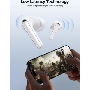 Kup Căști wireless in-ear TWS Joyroom Funpods Series JR-FB3 Bluetooth 5.3 albe - JYR983 - {ean13} - Sklep Home Screen