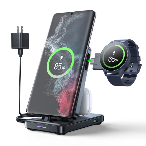 Buy Joyroom 4-in-1 Charging Station JR-WQS01 black - JYR985 - {ean13} - Home Screen Store Europe