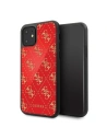 Etui Guess GUHCN614GGPRE Apple iPhone 11 czerwony/red hard case 4G Double Layer Glitter