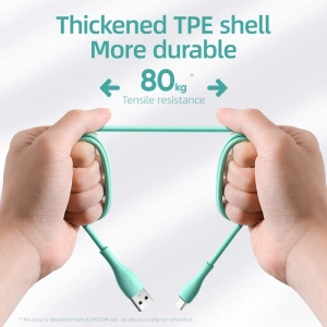 Joyroom S-2030M8 cable USB-A / microUSB 3A 2m green
